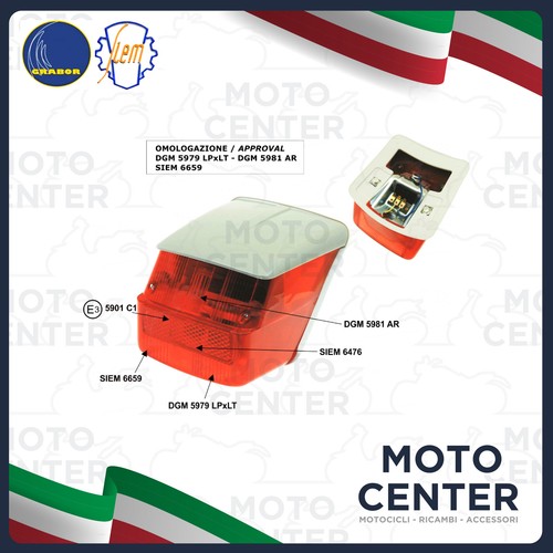 Fanale posteriore completo - posteriore,