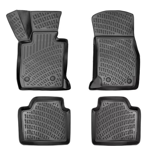Custom molded rubber floor - custom, 3d
