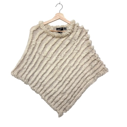 Poncho donna nero - , rivetto