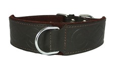 Collare cane Bulldog marrone