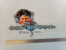 Adesivo vintage Radio ABC Italiana Torino