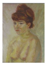 QUADRO AD OLIO RITRATTO