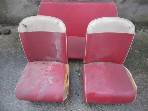 Fiat 500 set sedili - fiat, rosso