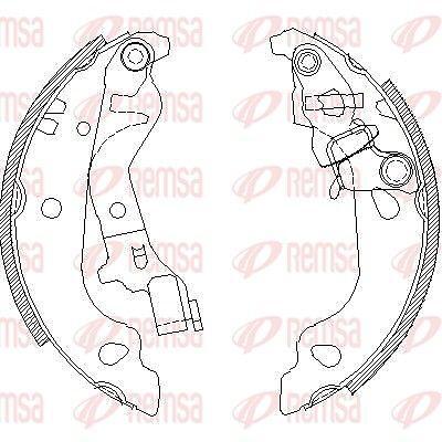 Ganasce freno per fiat punto - per,