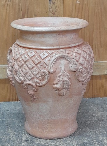 Vaso terracotta festonato - vaso,