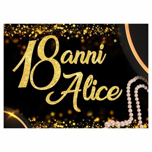 Banner striscione compleanno - banner,