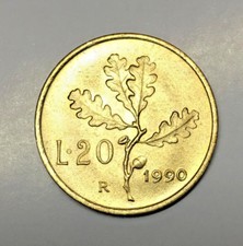 ITALIA REPUBBLICA 20 LIRE 1990