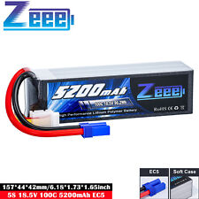 Zeee 5S 18.5V Lipo batteria 100C 5200mAh EC5 softcase per RC auto aereo aereo aereo