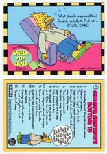 Promo- Simpsons Serie 2 Bongo Skybox (1994) #P3 Grandpa Simpson's Bottom 15