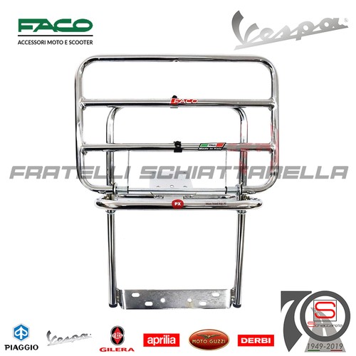 Portapacchi posteriore cromato - portapacchi,