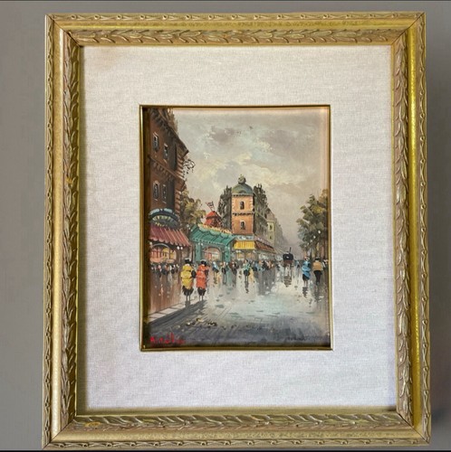 Quadro anni dipinto olio - quadro,