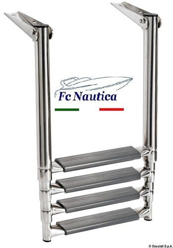 Scaletta gradini telescopica - scaletta, 4
