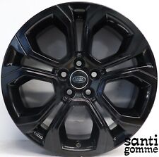 4 CERCHI IN LEGA RANGE ROVER EVOQUE 8 X 18 " ORIGINALI K8D2-1007-NA NERO LUCIDO