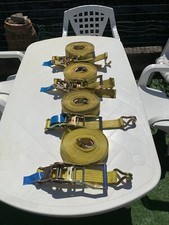 Set X4 Cinghie a Cricchetto 5000 KG 8.5Mx50MM - 0.5Mx50MM