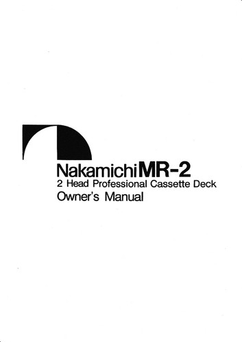 Owner manual manuale d - owner's, d'uso