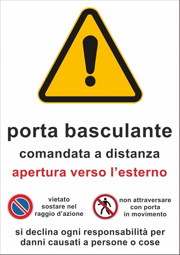 Porta automatica basculante - porta,