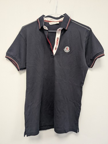 Polo moncler blu manica corta - polo,