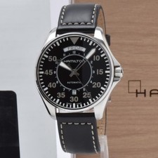[Quasi come nuovo con scatola] Orologio Uomo Automatico HAMILTON Khaki Aviation Pilot H646150