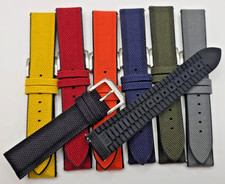 Cinturino FKM Cordura/Gomma 18-19-20-21-22 mm semiimbottito 7 colori Easy Remove