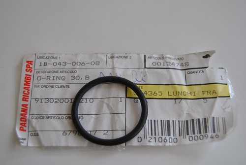 Ring 8x3 tappo scarico - 30,8x3,