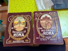 RICORDO DI ROMA 2 vol. 30 VEDUTE PARTE PRIMA E SECONDA A. Scrocchi 1927 RARI