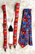 Cravatta e bretelle vintage