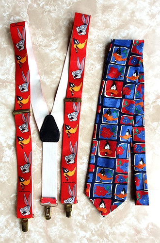Cravatta bretelle vintage - cravatta,