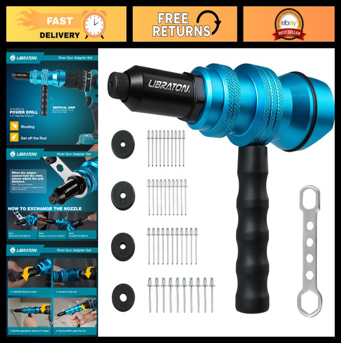 Adattatore pistola rivetto - , per