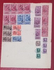 FATTURA LUIGI CAPURRO Ferramenta NAPOLI  1946 con 32 pezzi imposta sull'entrata