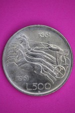 Gem BU 1961 Italy 500 Lire
