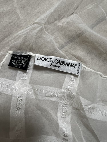Dolce gabbana white - gabbana, foulard