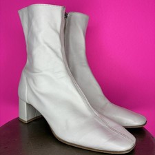 Zara Cream Soft Leather Square