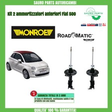 KIT COPPIA 2 AMMORTIZZATORI ANTERIORI MONROE PER FIAT 500 (312) DAL 2007 