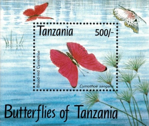Tanzania 1993 farfalle - -,