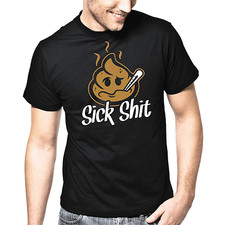 Malato Shit Kranker Scopare Comic Detto Regalo Divertente Divertimento Comedy