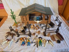 Playmobil vintage Silver Ranch western tantissimi personaggi  accessori