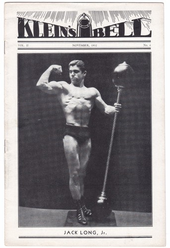 Vintage bodybuilding magazine