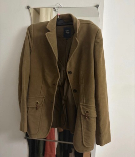 Blazer scamosciato fay color - blazer,