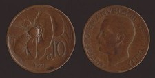 10 CENTESIMI 1925 APE -