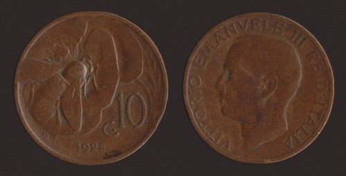 Centesimi 1925 ape - 10,