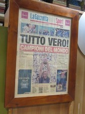 GIORNALE ITALIA MONDIALI DI CALCIO 2006 NAZIONALE Gazzetta dello Sport 10 luglio