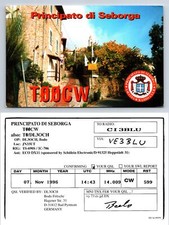 Ham Radio QSL QSO Postcard