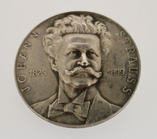 Medaglia johann strauss - medaglia,
