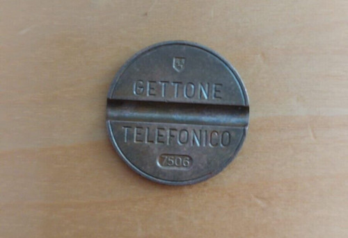 1pz gettone telefonico zecca - gettone,