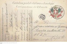 POSTA MILITARE"13°UFFICIO D'ARMATA"-OSPEDALE DA CAMPO N°055-3^ARMATA-ZONA GUERRA