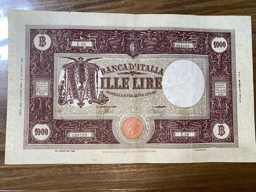 Mille 1000 lire barbetti - mille,