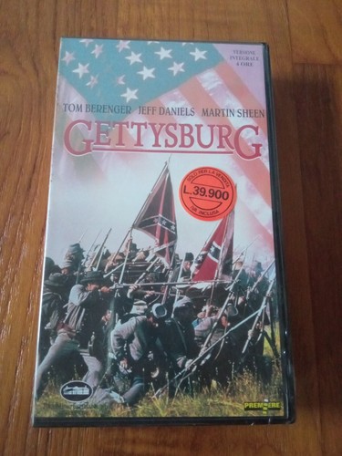 Gettysburg vhs nuova - "gettysburg",