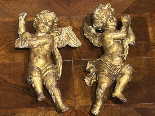 Coppia putti cherubini - coppia,