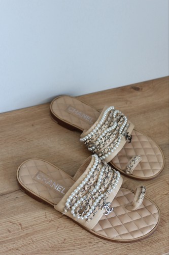 Chanel sandali slide pelle - slide, in