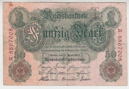 Banconota impero marchi - banconota, 50